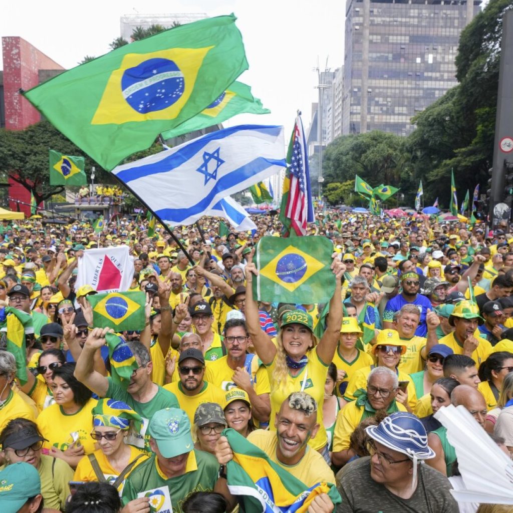 Supporters of Brazil’s Bolsonaro stage huge demonstration to defend him amid investigations