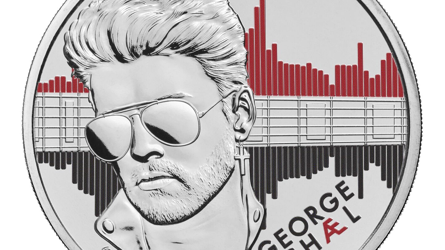 From gold records to gold coins. George Michael is now honored with a commemorative minting