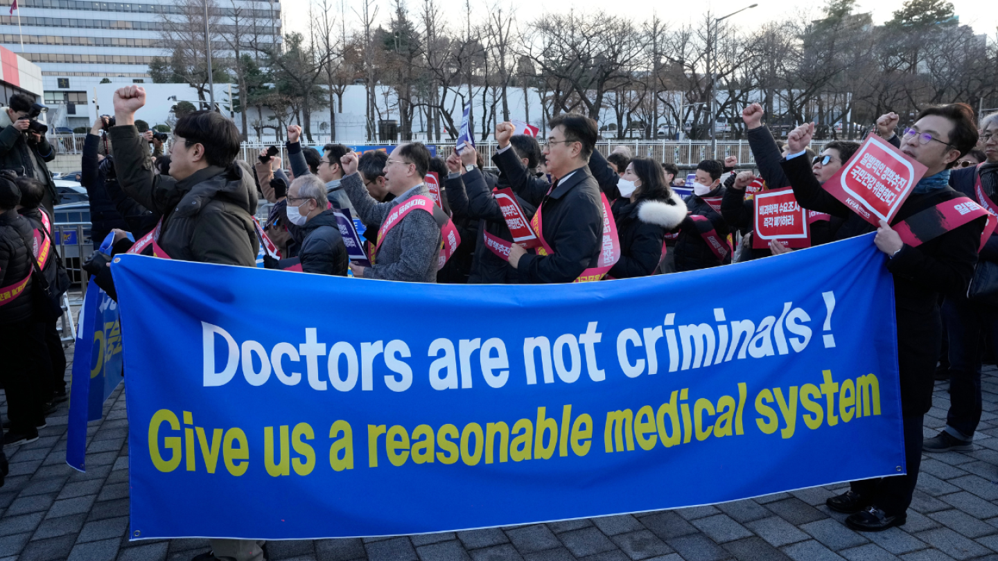 Why thousands of junior doctors in South Korea are striking, and what it means for patients | AP News