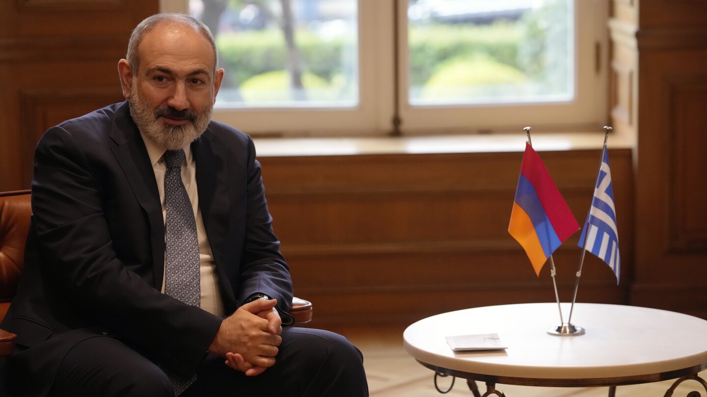 Greece says it’s hoping to nudge ally Armenia’s alliances westward