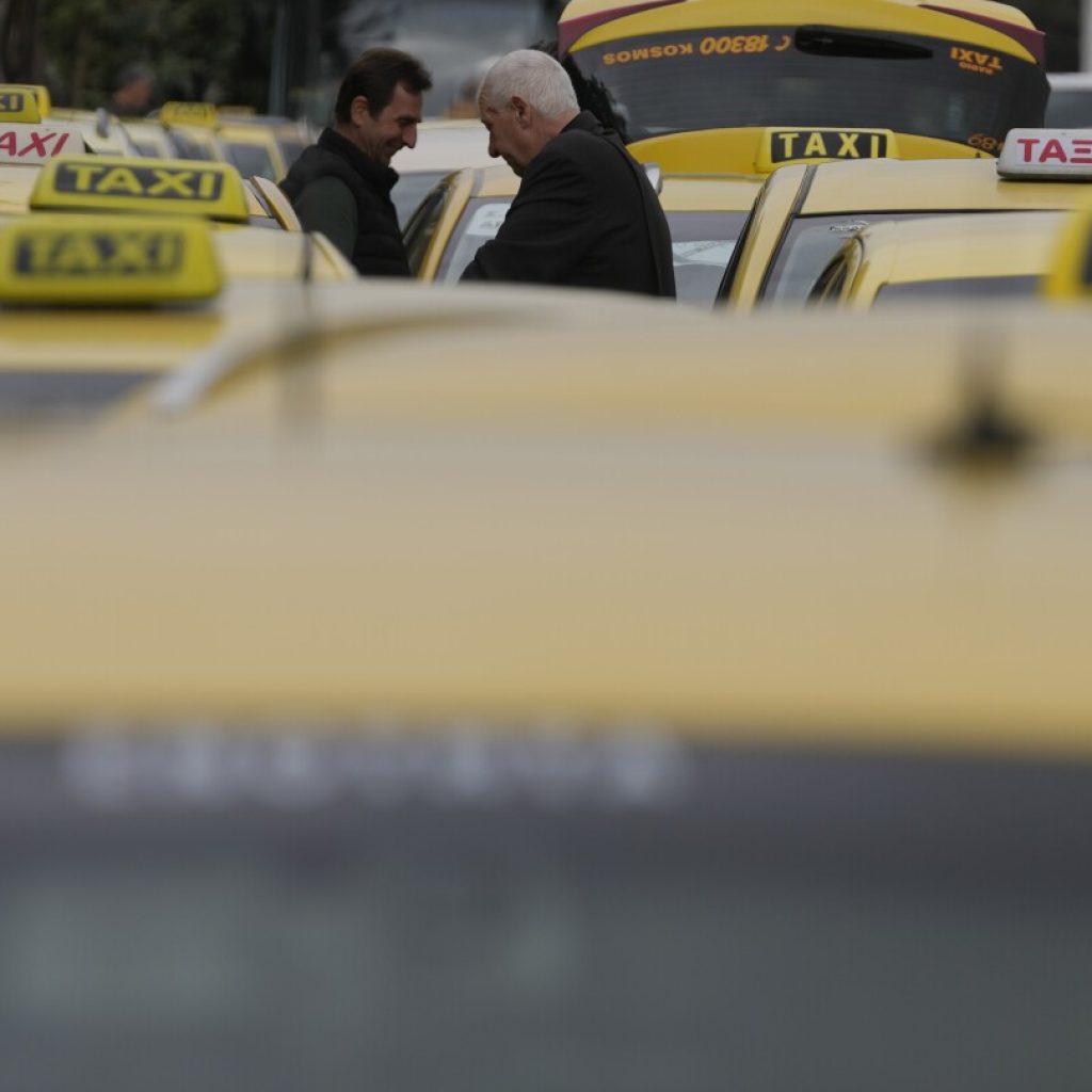 Athens taxis on a 48-hour strike that will coincide with a nationwide public sector stoppage