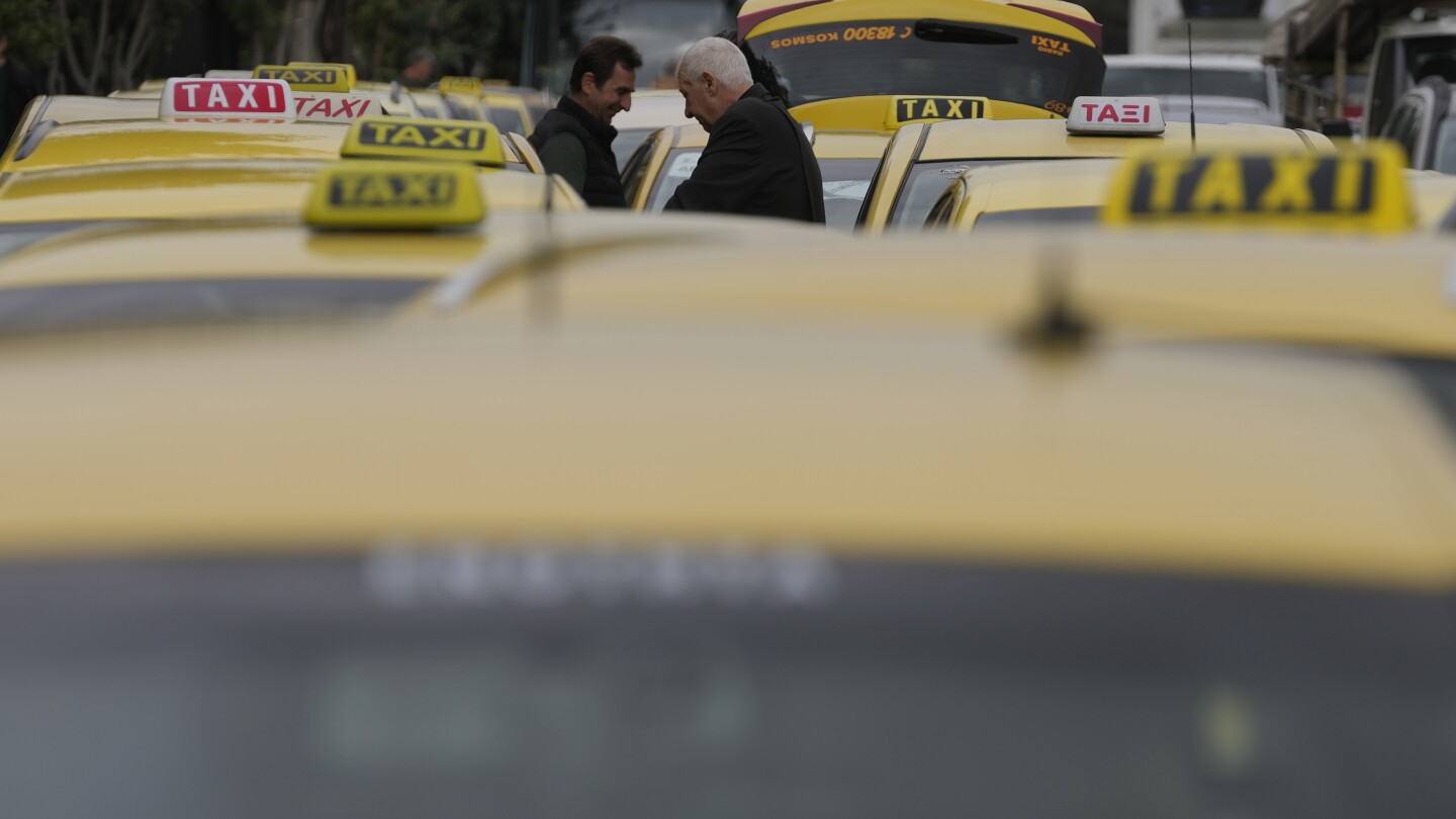 Athens taxis on a 48-hour strike that will coincide with a nationwide public sector stoppage