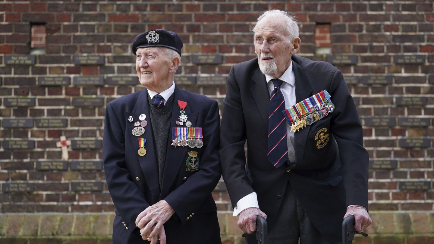 D-Day vets in Britain honor comrades as 13 names are added to a memorial