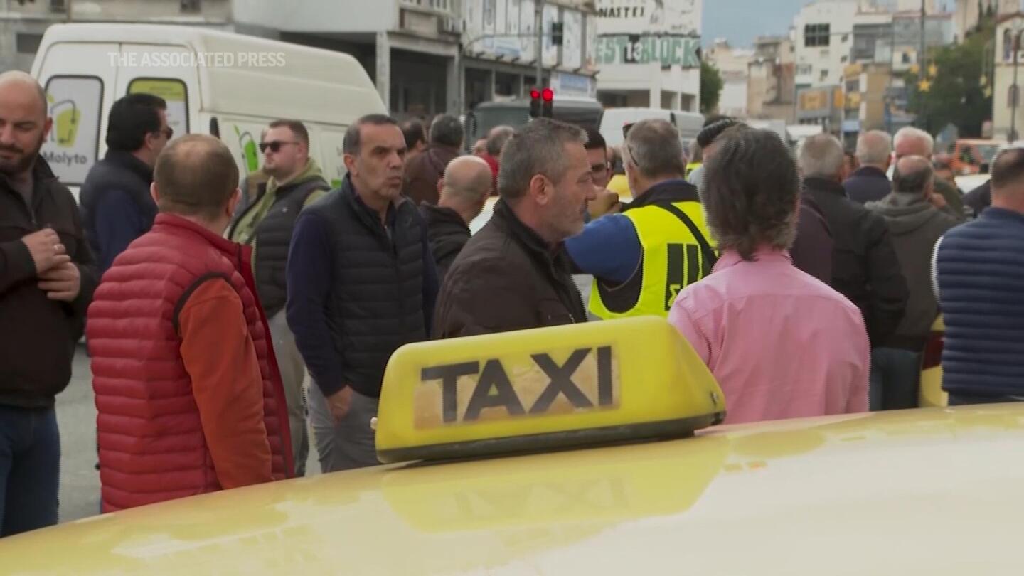 Athens taxis on 48-hour strike, with the 2nd day coinciding with a nationwide public sector strike | AP News