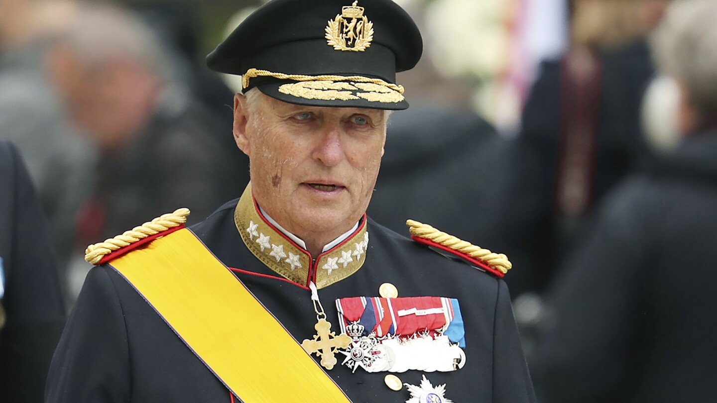 King Harald V of Norway has been hospitalized with an infection while on vacation in Malaysia