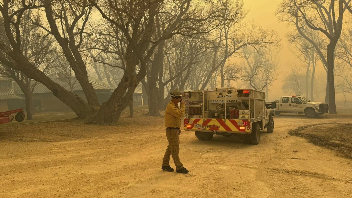 Texas nuclear weapons facility pauses operations as wildfires spread through rural Panhandle