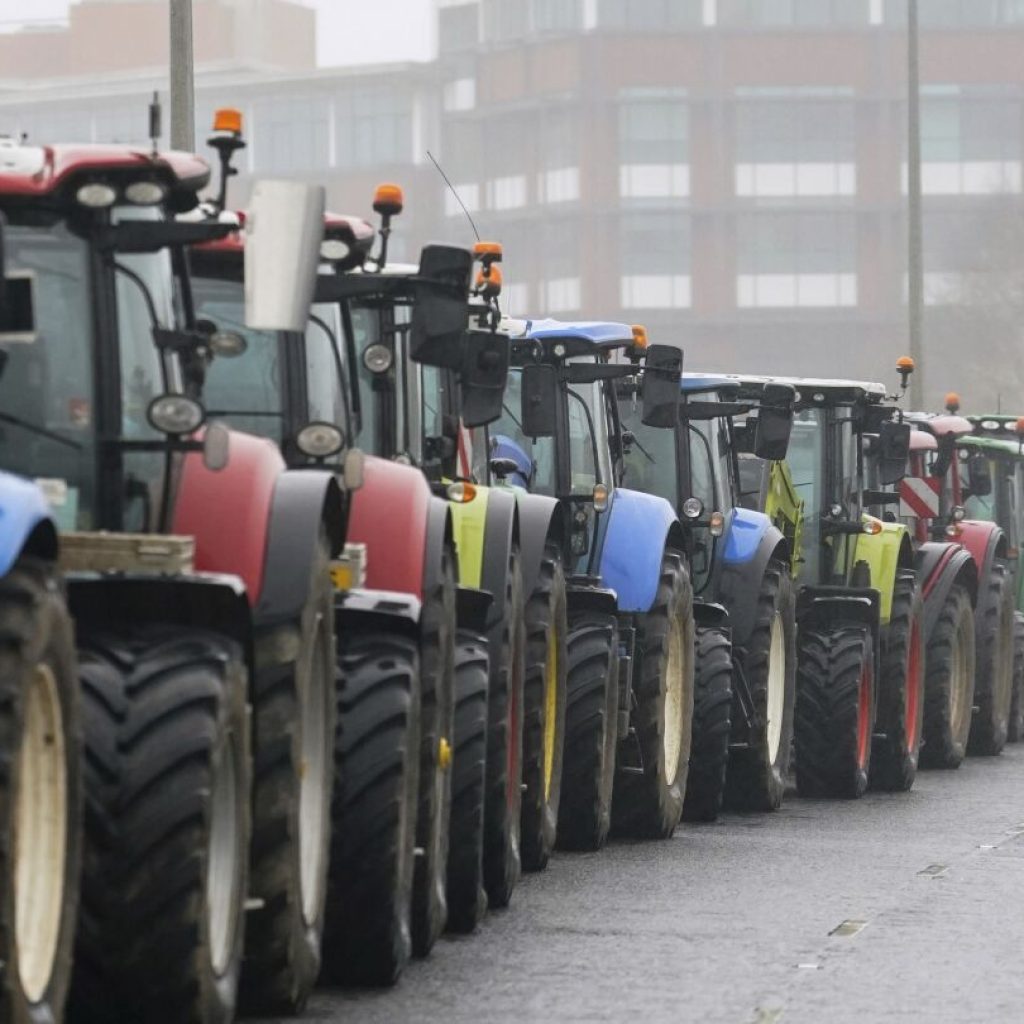 Farmers rally around Welsh capital in latest protest over proposed environmental rules