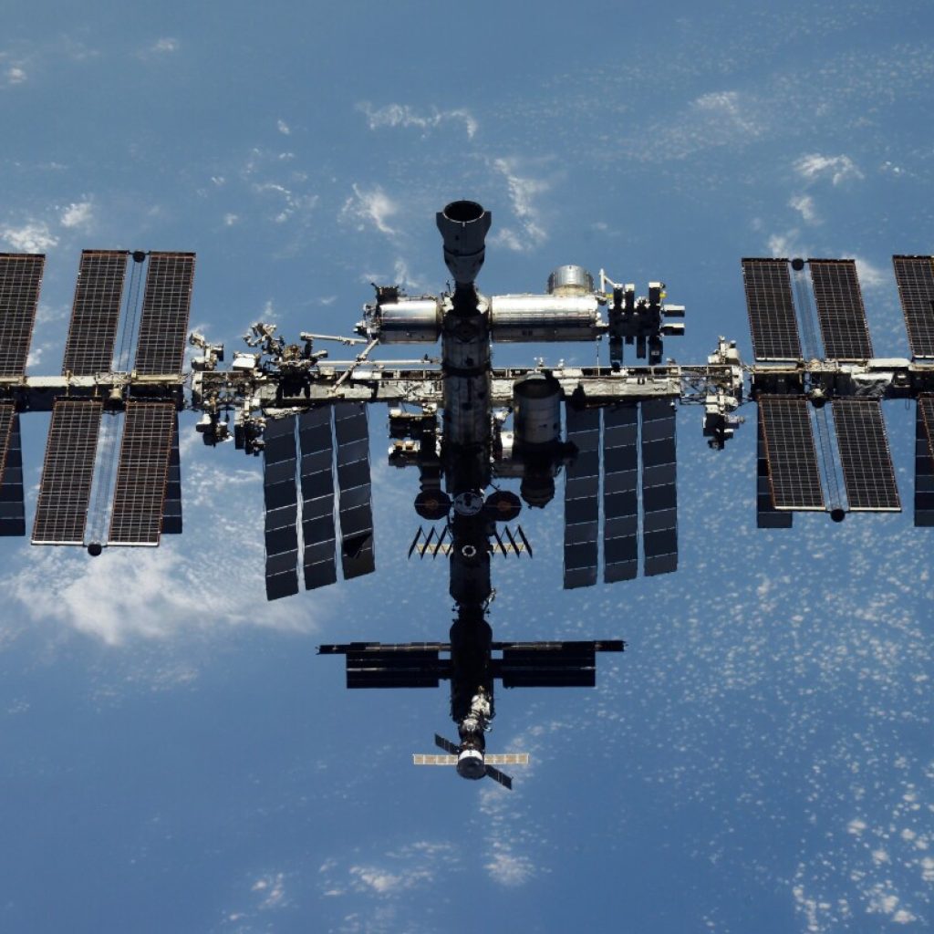 Russian space officials say air leak at International Space Station poses no danger to its crew