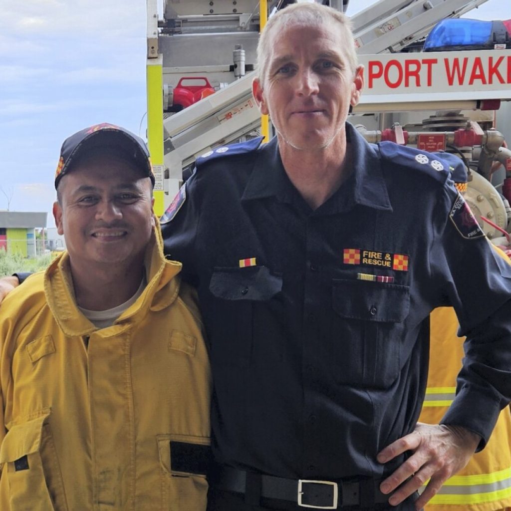 Filipino volunteer who saved Outback fire brigade celebrated in Australian Parliament