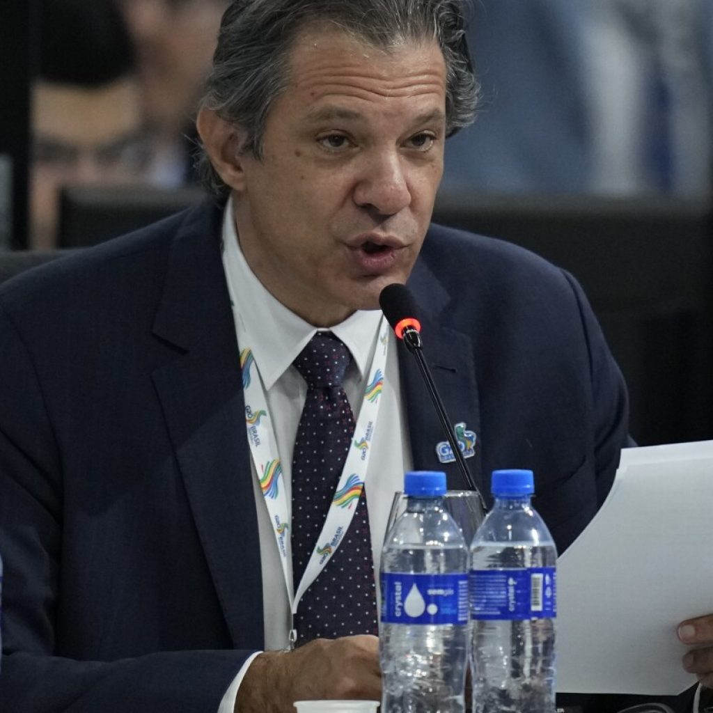 Brazil’s finance minister proposes global tax on the super-rich at G20 meeting in Sao Paulo