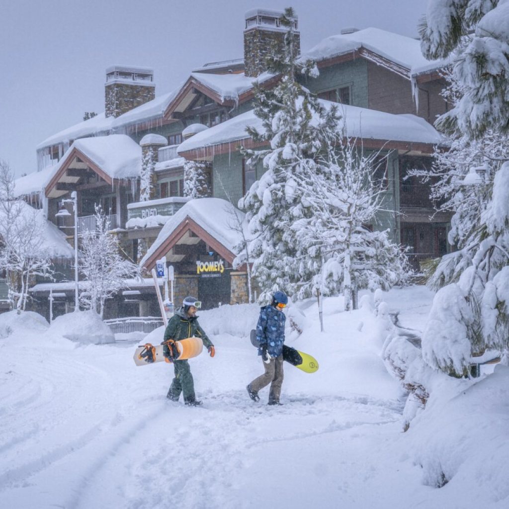 Blizzard warning, avalanche watch as storm packing up to 10 feet of snow moves into Sierra Nevada