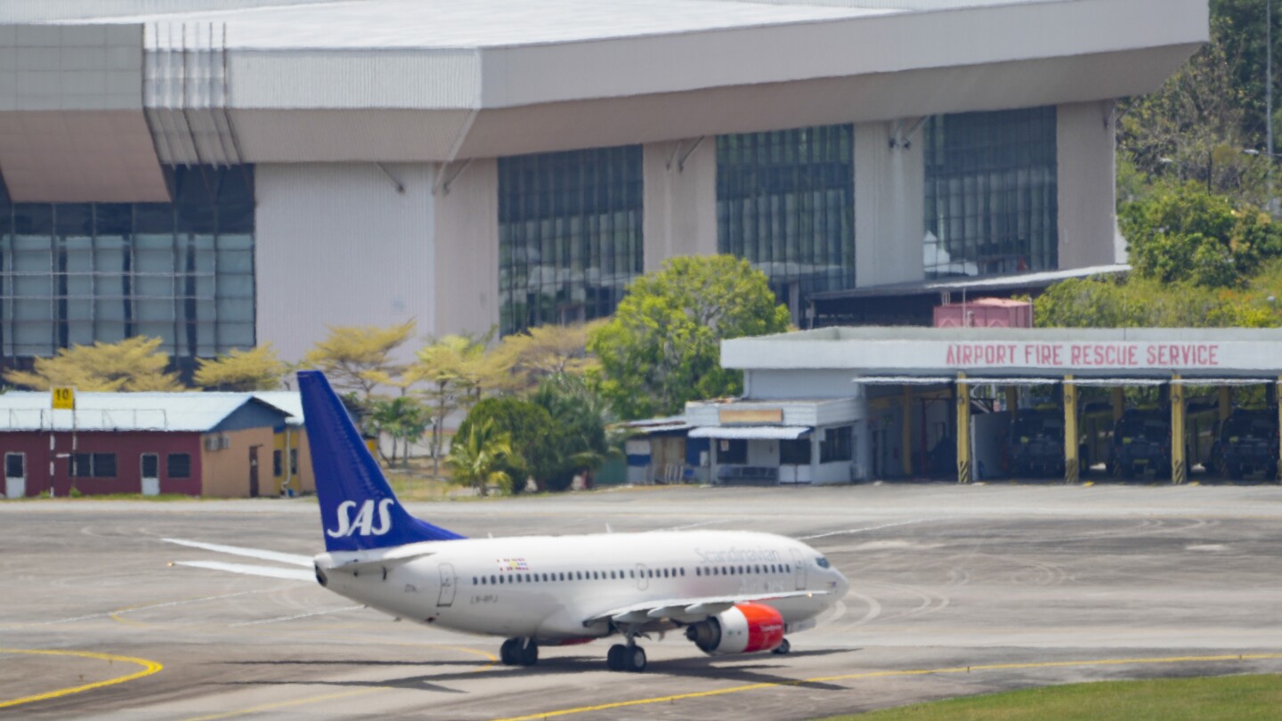 Scandinavian Airlines medevac plane lands in Malaysian island where Norwegian king is hospitalized