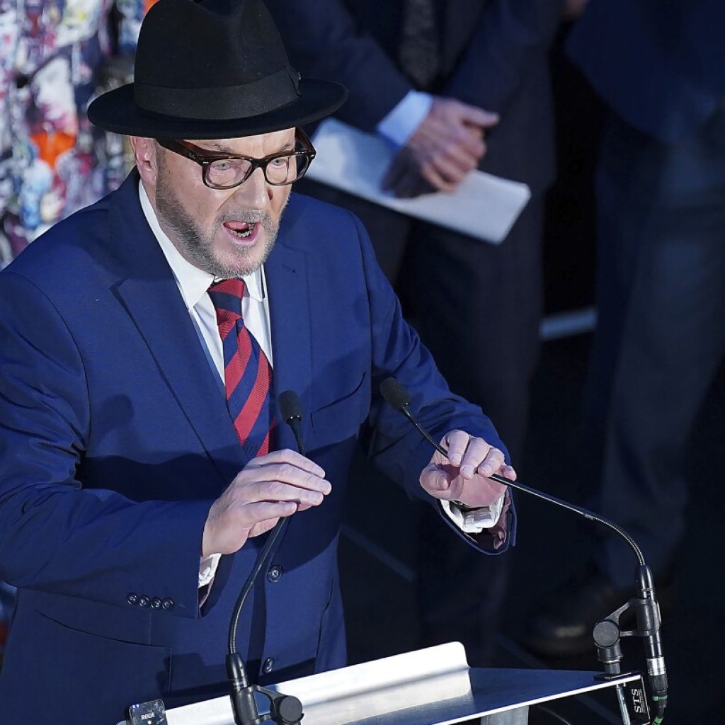 Veteran British left-wing disruptor George Galloway wins a special election dominated by war in Gaza