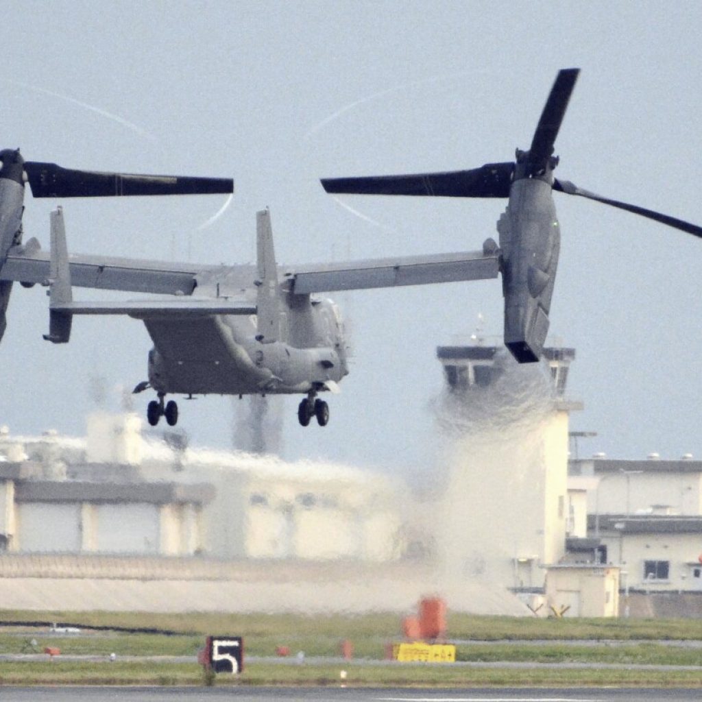 Pentagon to lift ban on V-22 Osprey flights, 3 months after fatal crash in Japan