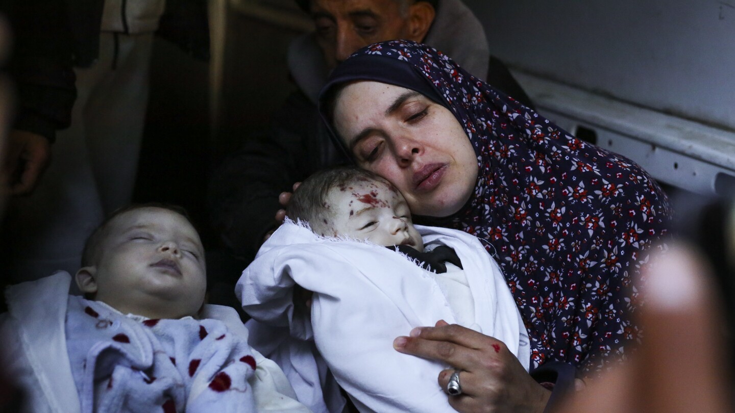 After 10 years of trying, a Palestinian woman had twins. An Israeli strike killed them both