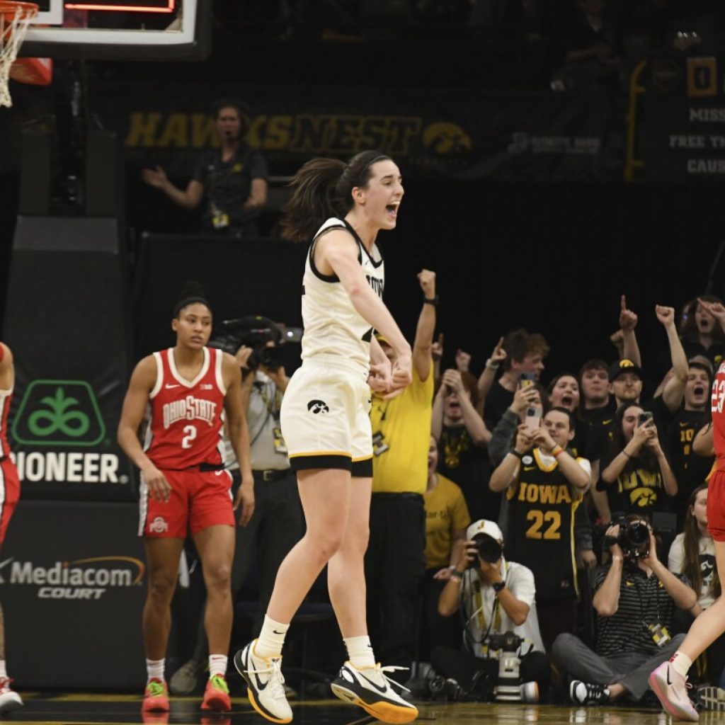 Iowa’s Caitlin Clark breaks Pete Maravich’s NCAA Division I scoring record