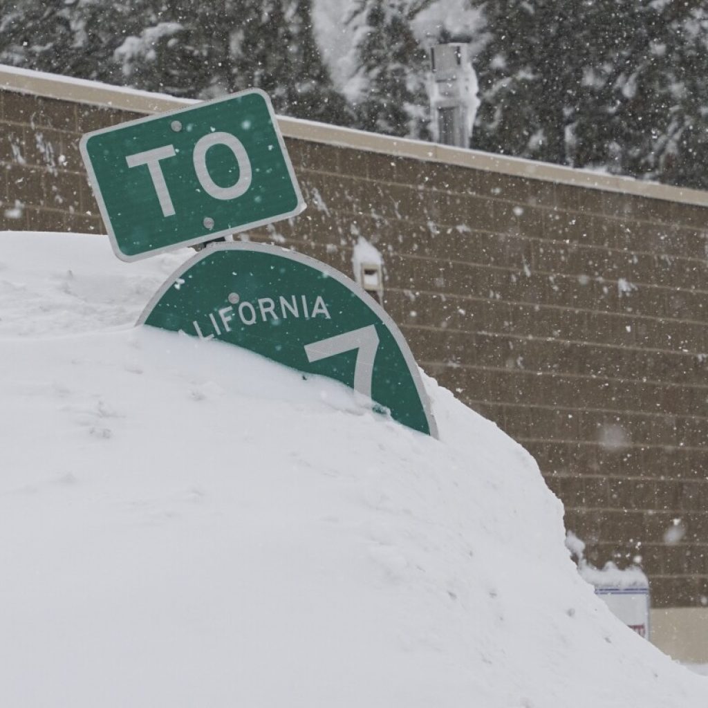 More mountain snow expected even as powerful blizzard moves out of Northern California