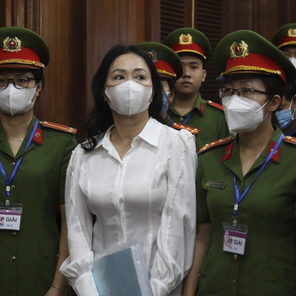 A Vietnamese property tycoon accused of embezzling $12.5 billion begins her trial