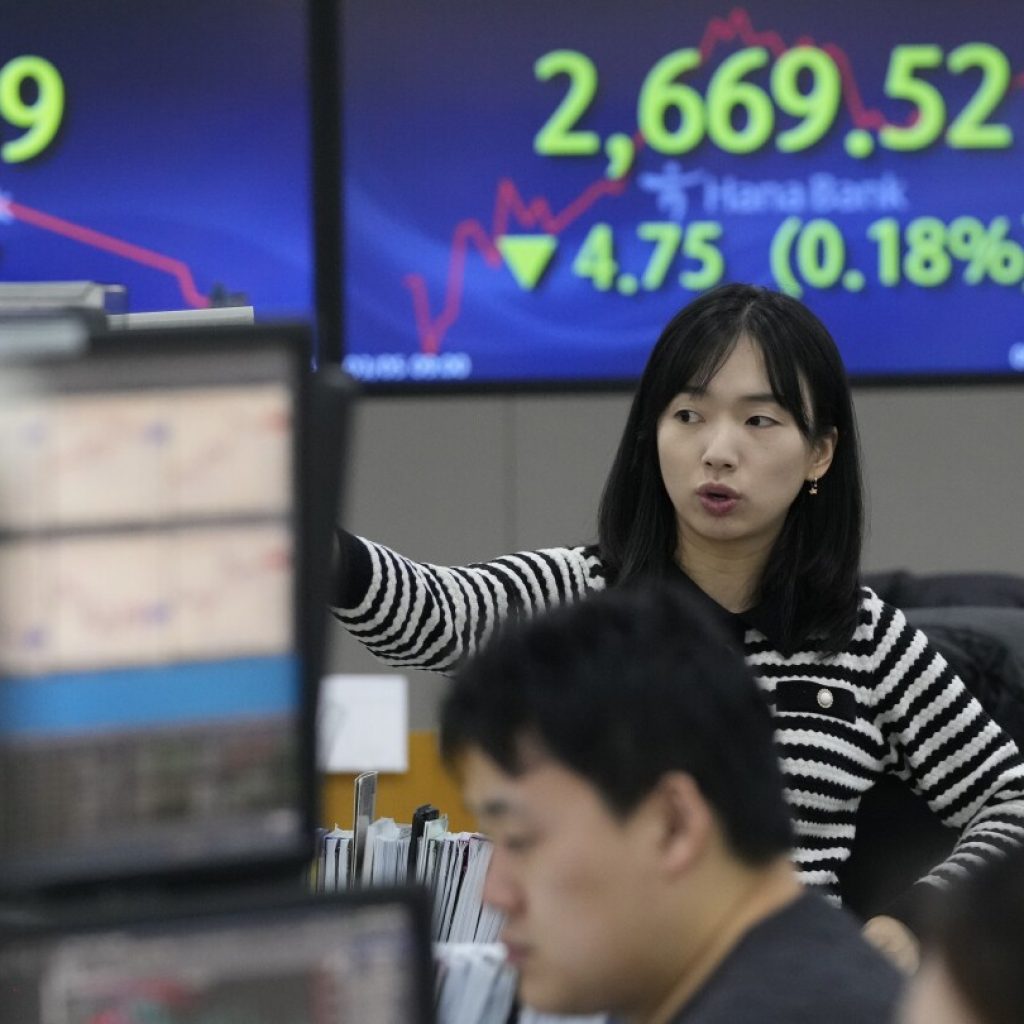 Stock market today: Asian shares are mixed as China unveils 5% economic growth target for 2024