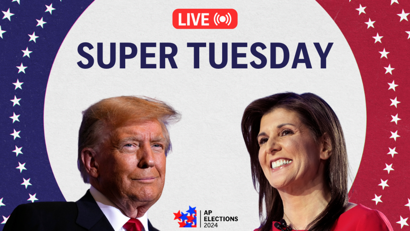 Super Tuesday | Live updates, Biden and Trump seek a rematch | AP News