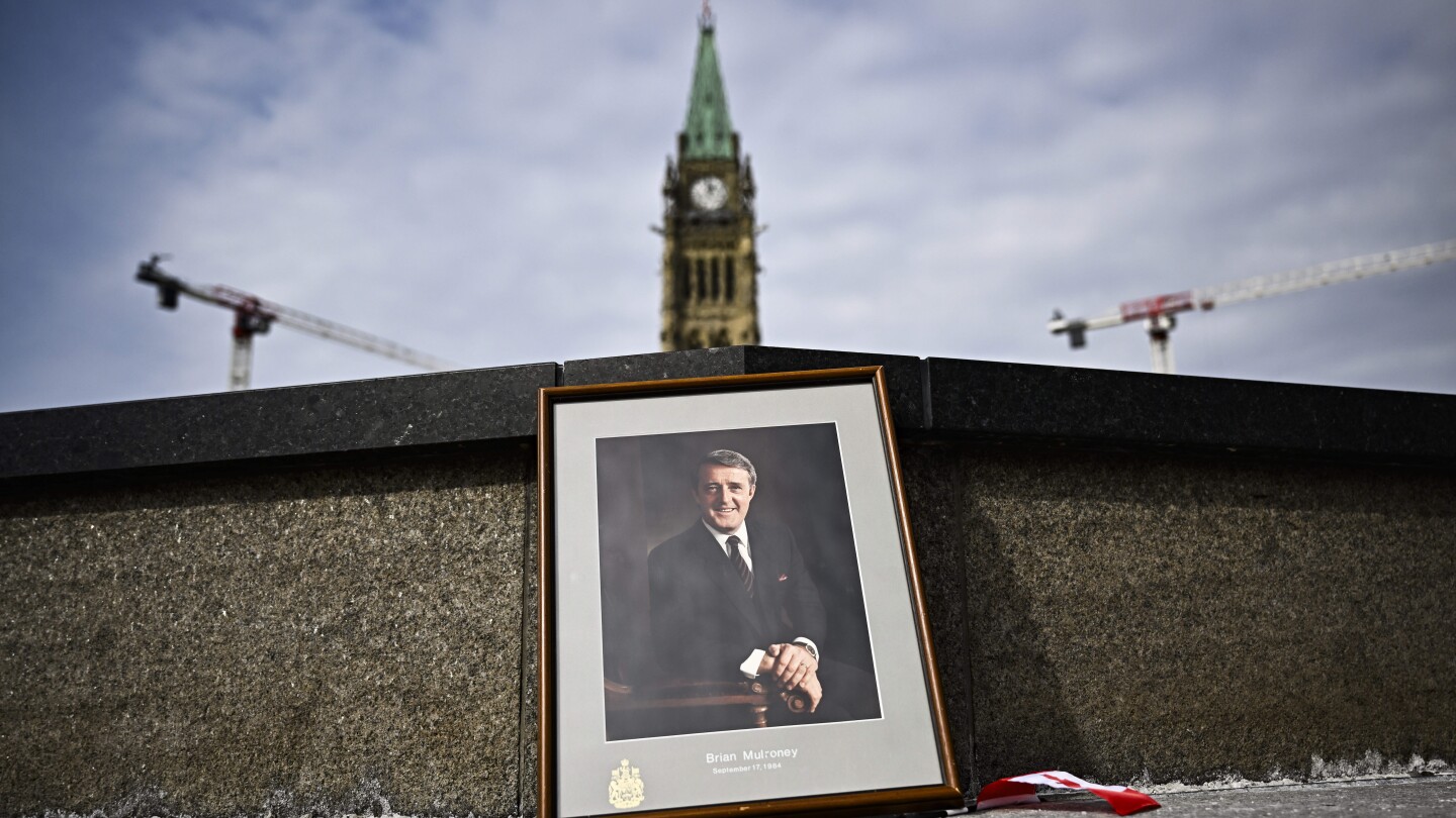 State funeral for former Canadian Prime Minister Mulroney to be held March 23