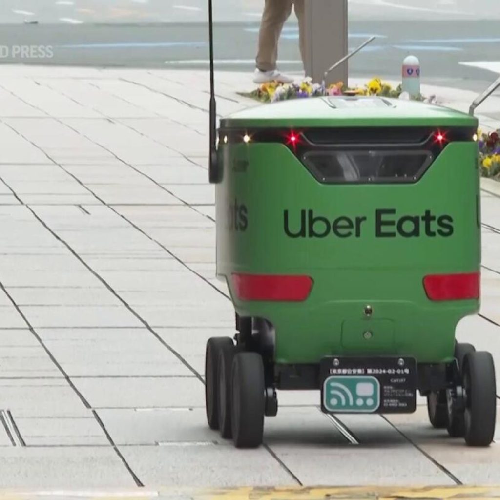 Uber Eats launches robot delivery service in Tokyo | AP News