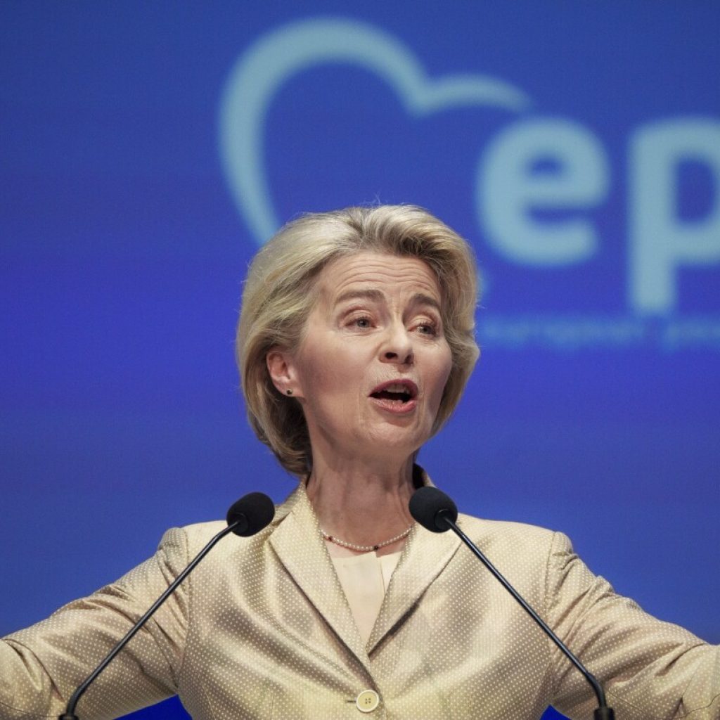 EU’s largest party endorses Ursula von der Leyen’s bid for a second term as EU Commission chief