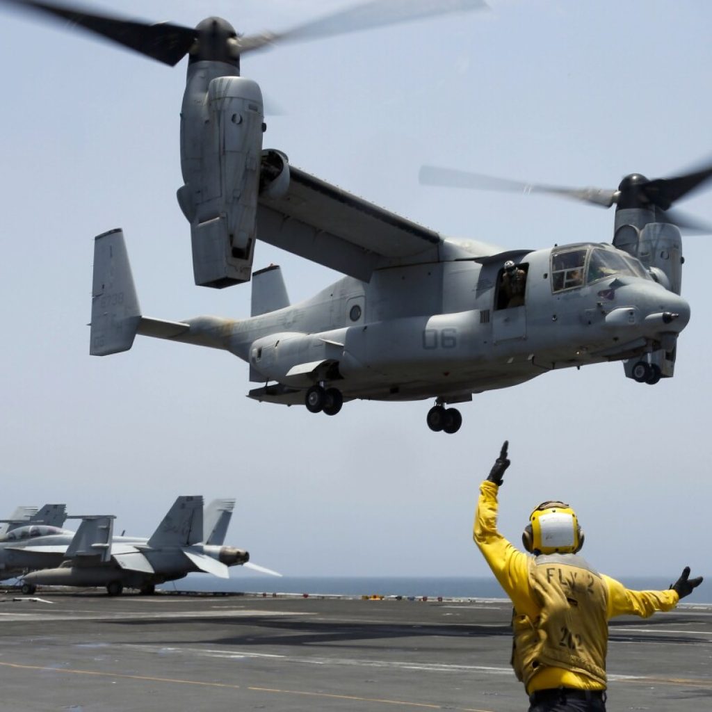 Military’s Ospreys are cleared to return to flight, 3 months after latest fatal crash in Japan