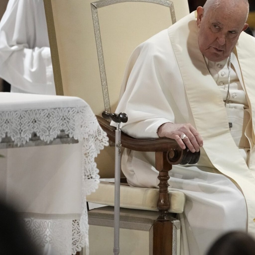 Pope Francis appears in good form and reads homily after the flu sent him to the hospital for tests