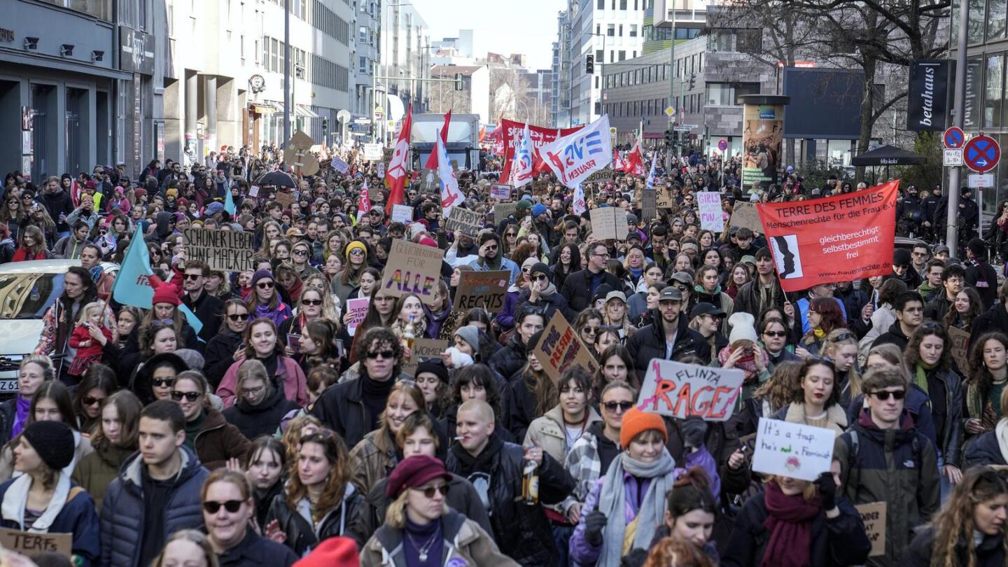 Women around the globe mark International Women’s Day by taking part in efforts to combat discrimination | AP News