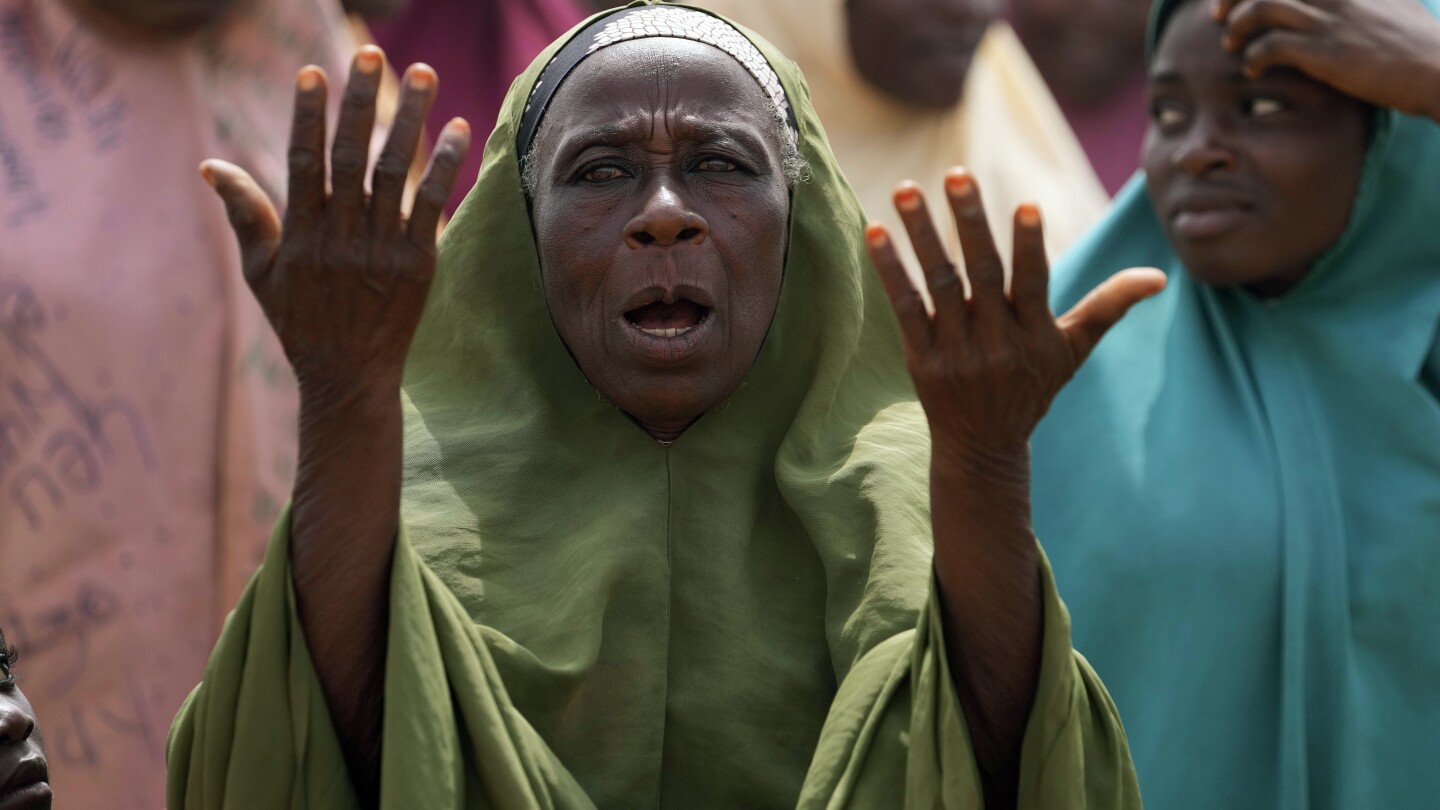 5 of her kids were abducted from a Nigerian school. All she has left is hope and prayers