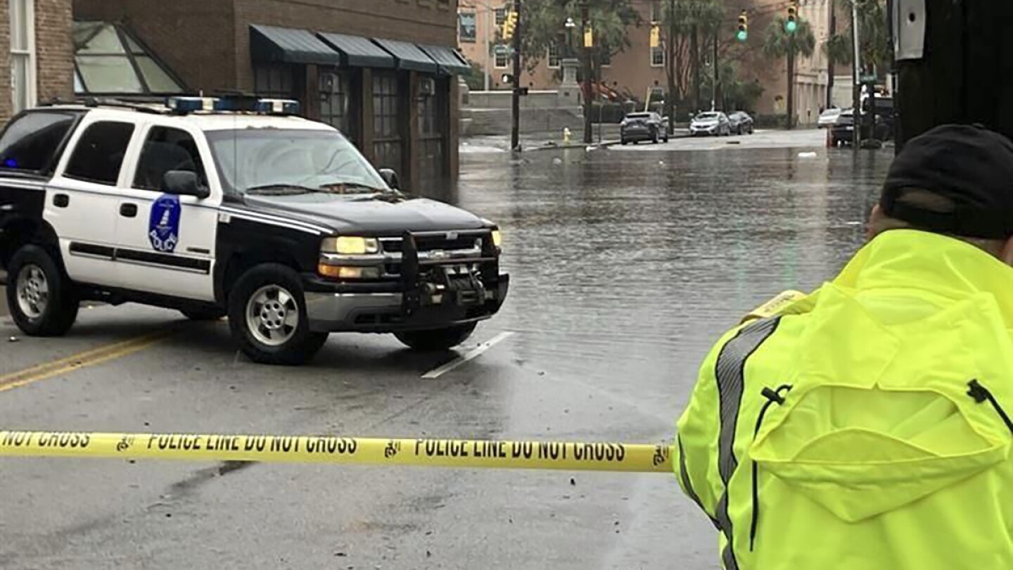 Record rainfall douses Charleston, South Carolina, as responders help some out of flood waters