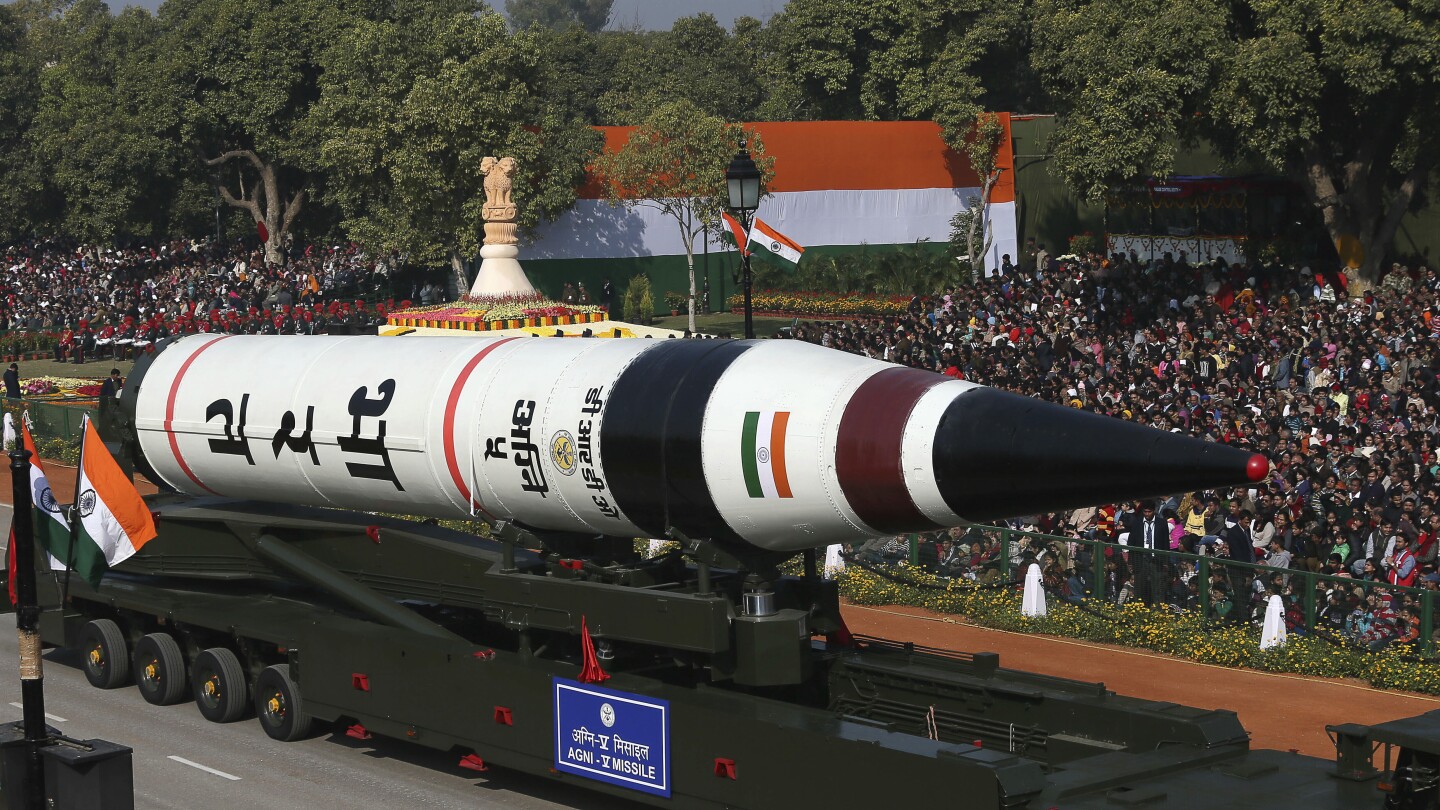 India conducts first test flight of domestically developed missile that can carry multiple warheads