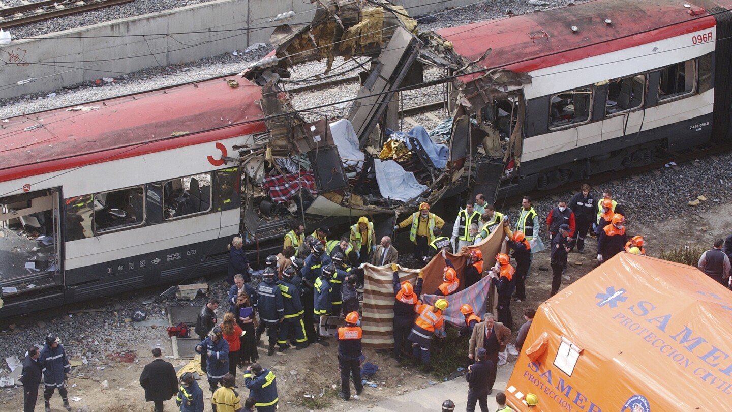 Spanish and European officials mark the 20th anniversary of the Madrid train bombings in 2004