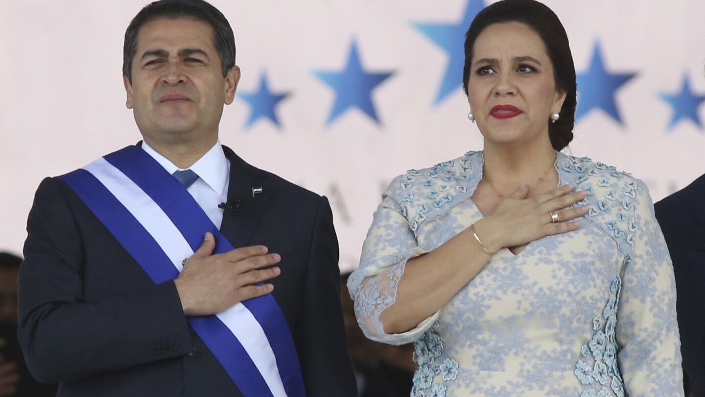 Ex-Honduras first lady announces run for presidency days after husband’s drug trafficking conviction