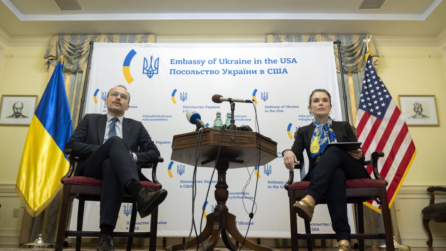 Ukrainian ministers ‘optimistic’ about securing U.S. aid, call for repossession of Russian assets