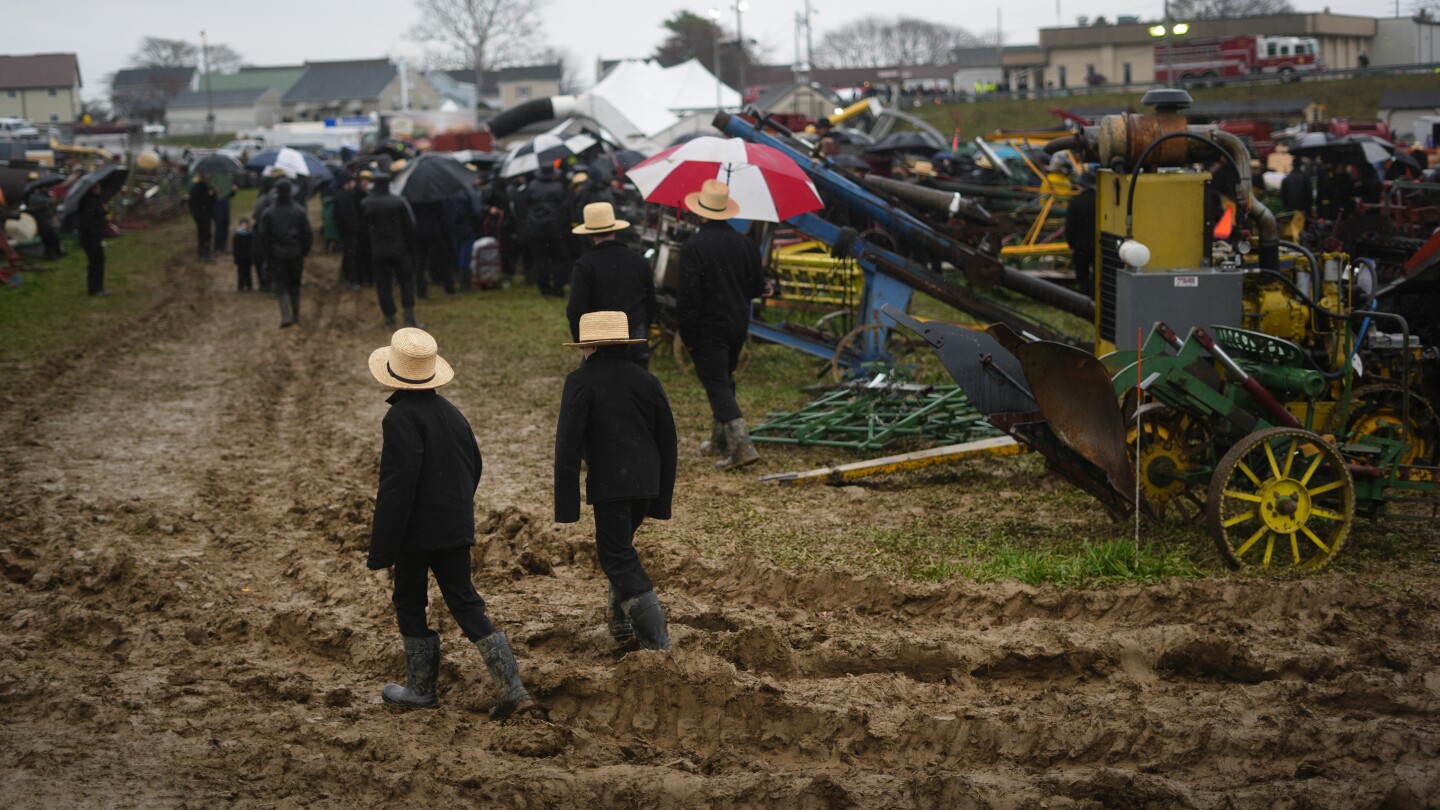 Spring for Amish people in Pennsylvania means ‘mud sales,’ from pitchforks to pies