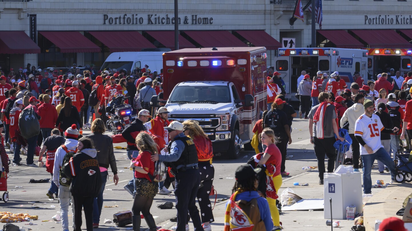 3 men charged with federal firearms counts after Kansas City Chiefs Super Bowl parade shooting