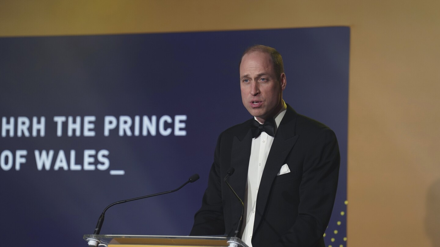 Oceans apart, William and Harry both salute Princess Diana’s legacy at an awards ceremony