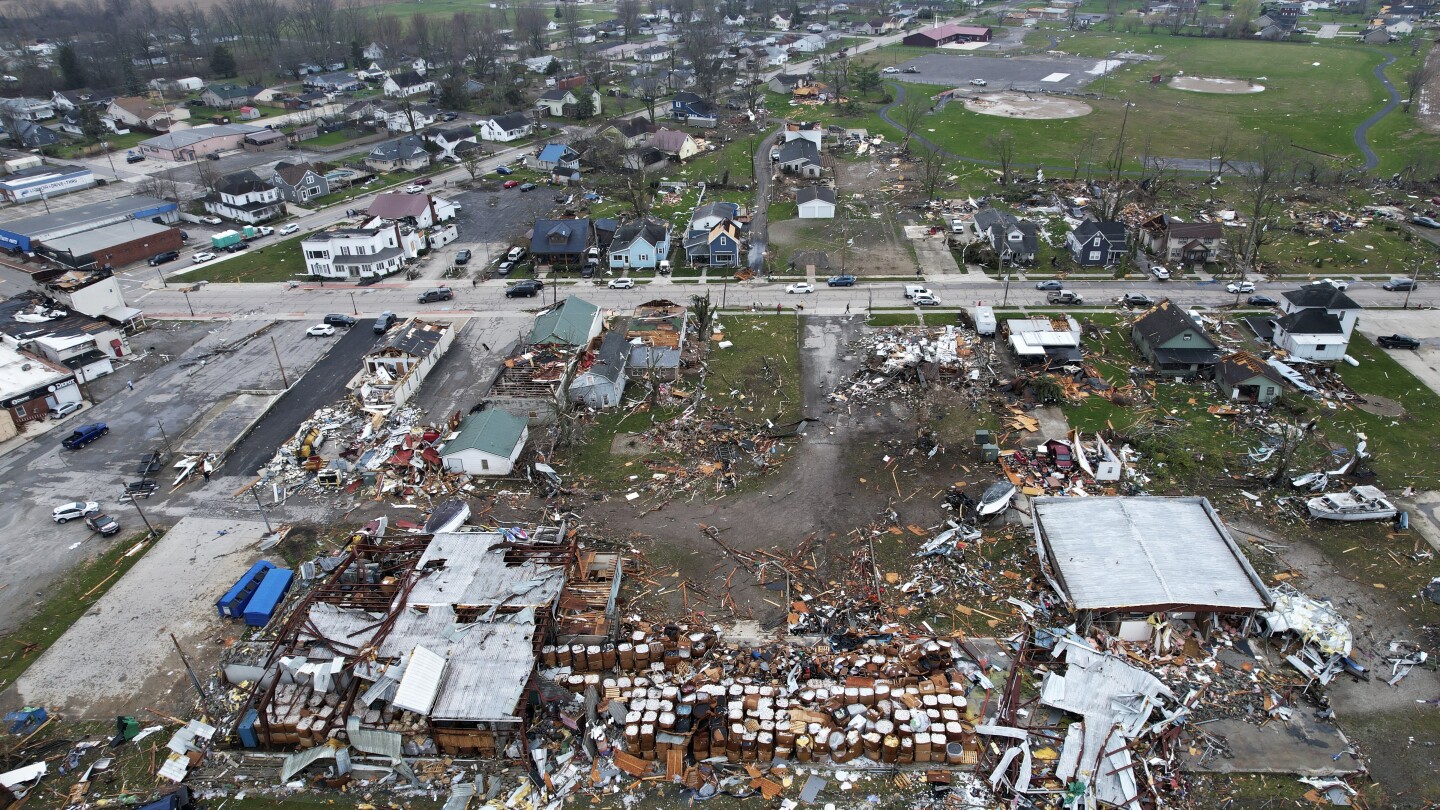 Tornadoes leave a trail of destruction in central US and kill at least 3 in Ohio