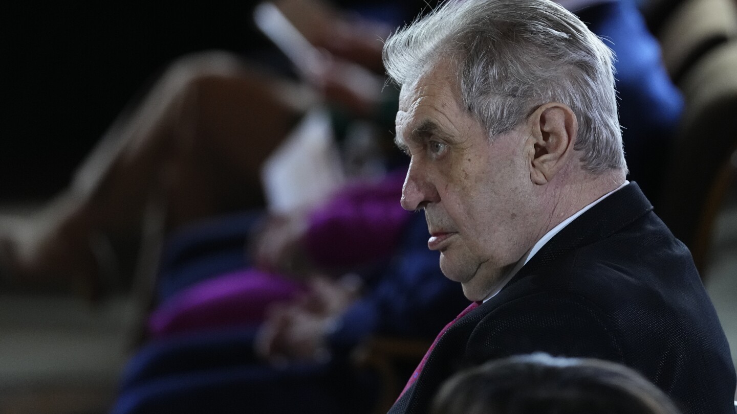 Former Czech President Milos Zeman is in serious but stable condition after surgery for blood clot