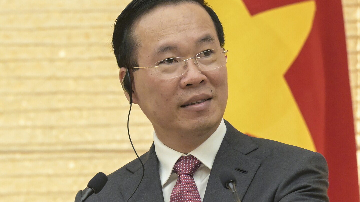 Vietnamese President Vo Van Thuong resigns, latest top official out amid anti-corruption campaign