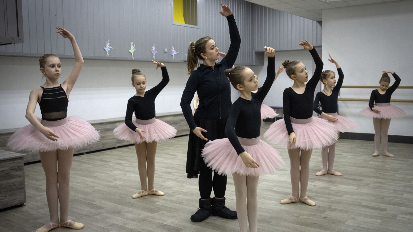 In one Ukrainian city, ballet in a bomb shelter is an escape from the horrors of war