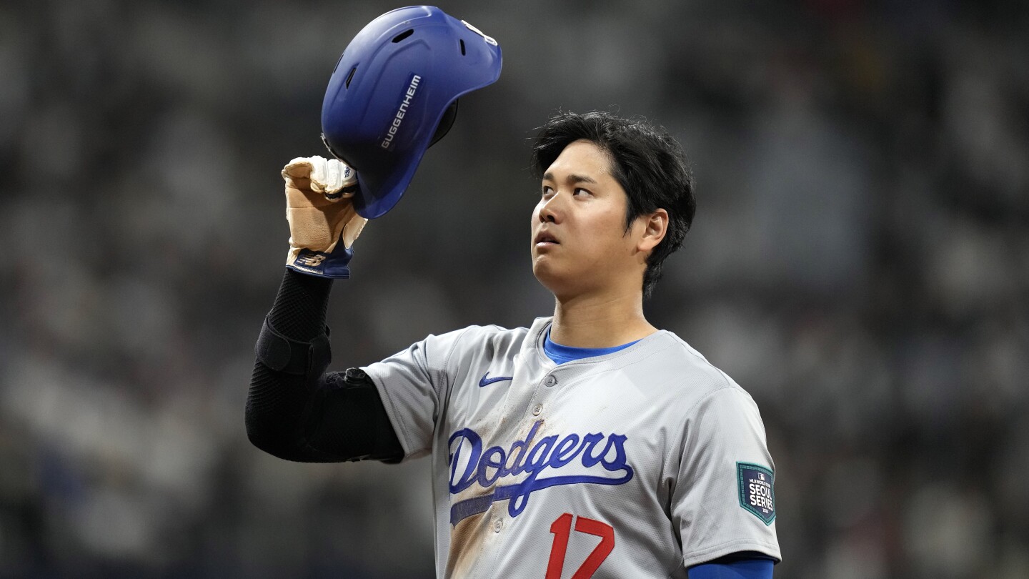 Ohtani and Dodgers rally to beat Padres 5-2 in season opener, first MLB game in South Korea