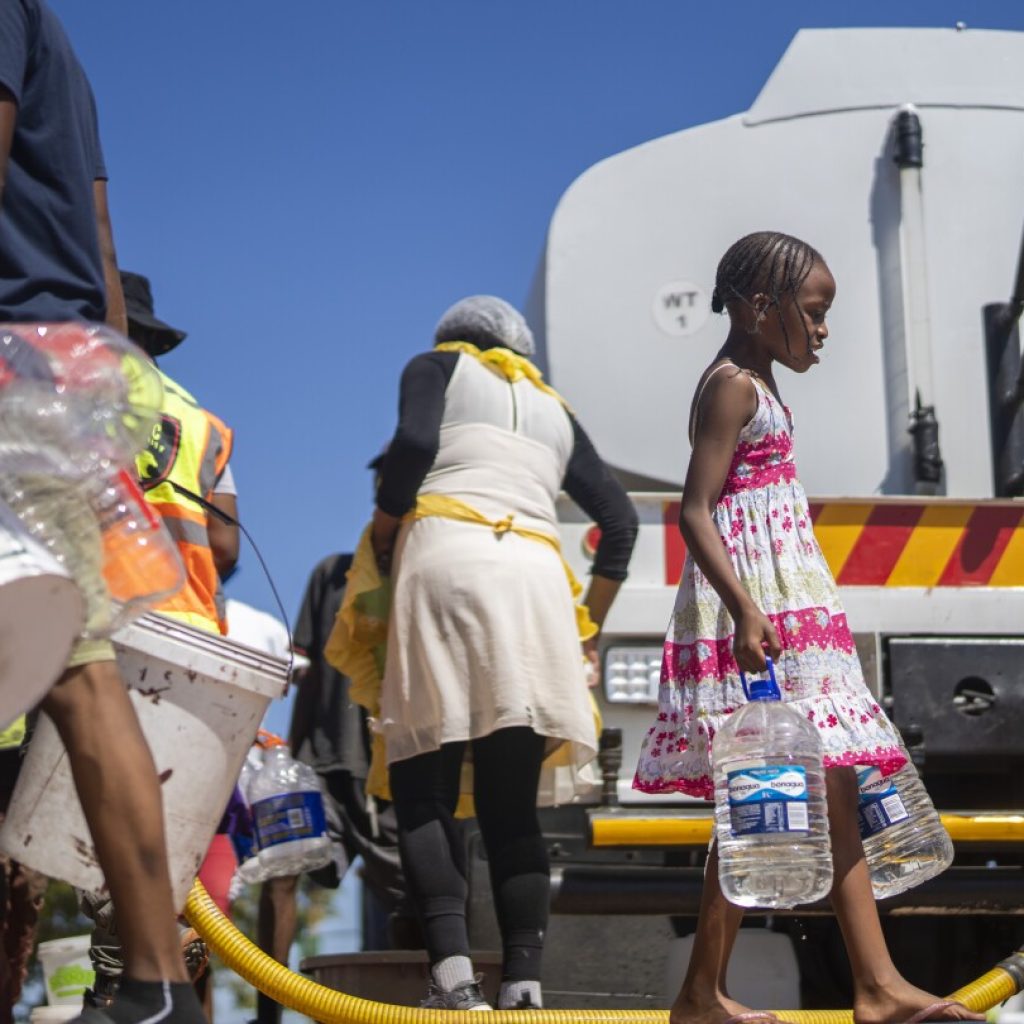 Taps have run dry across South Africa’s largest city in an unprecedented water crisis