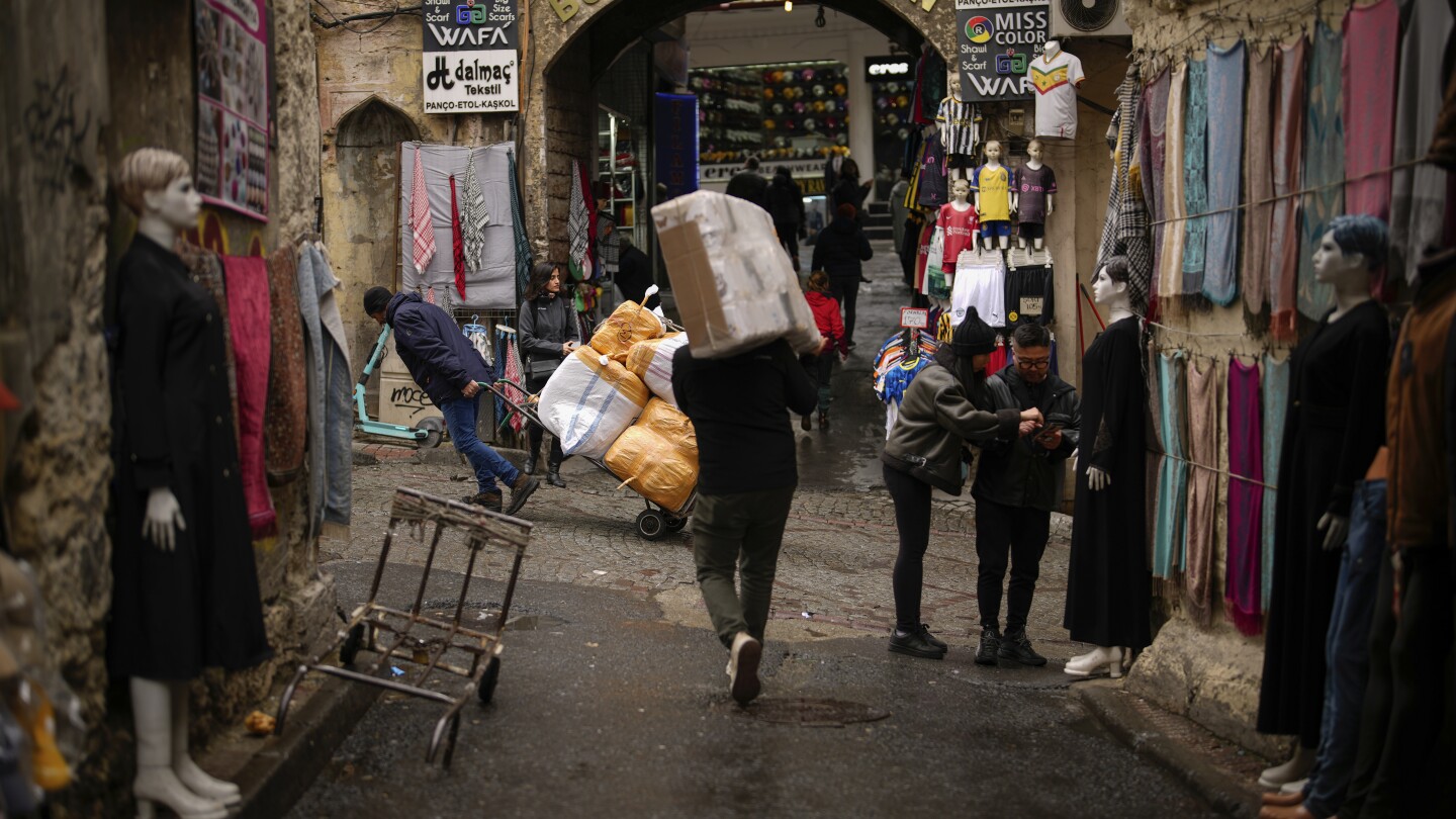 Turkish central bank raises key interest rate to 50% as inflation soars