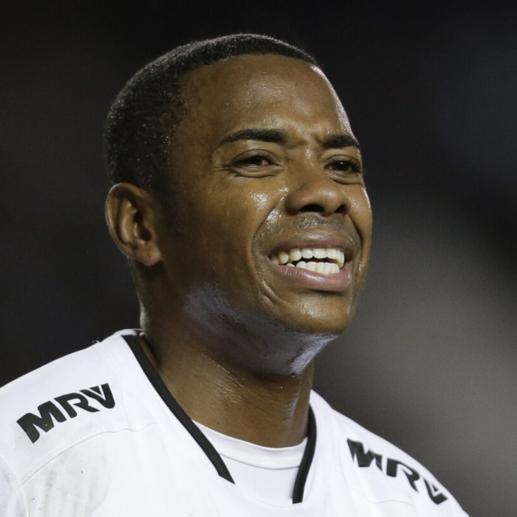 Former soccer star Robinho starts 9-year prison sentence in Brazil for 2013 rape in Italy