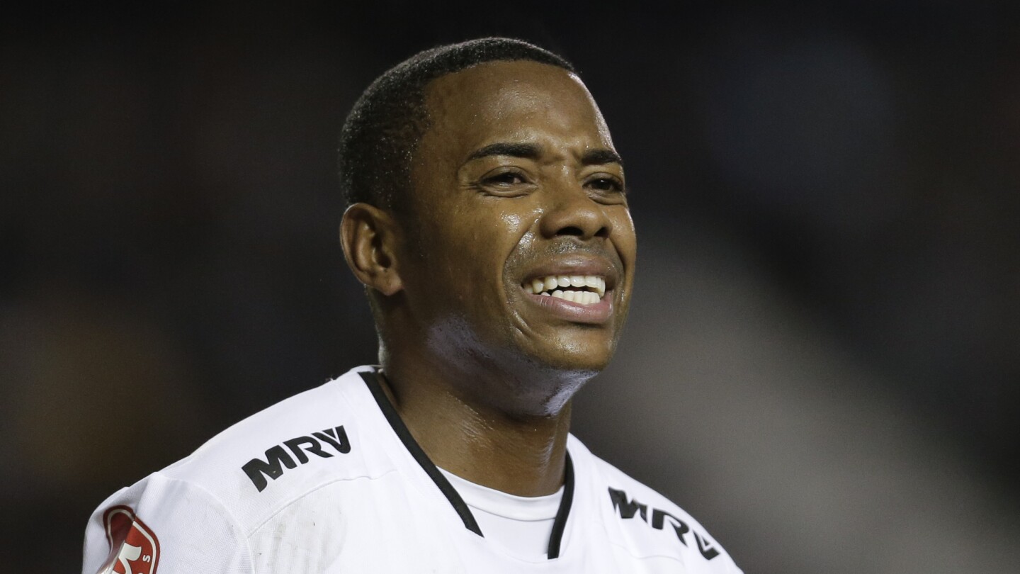 Former soccer star Robinho starts 9-year prison sentence in Brazil for 2013 rape in Italy