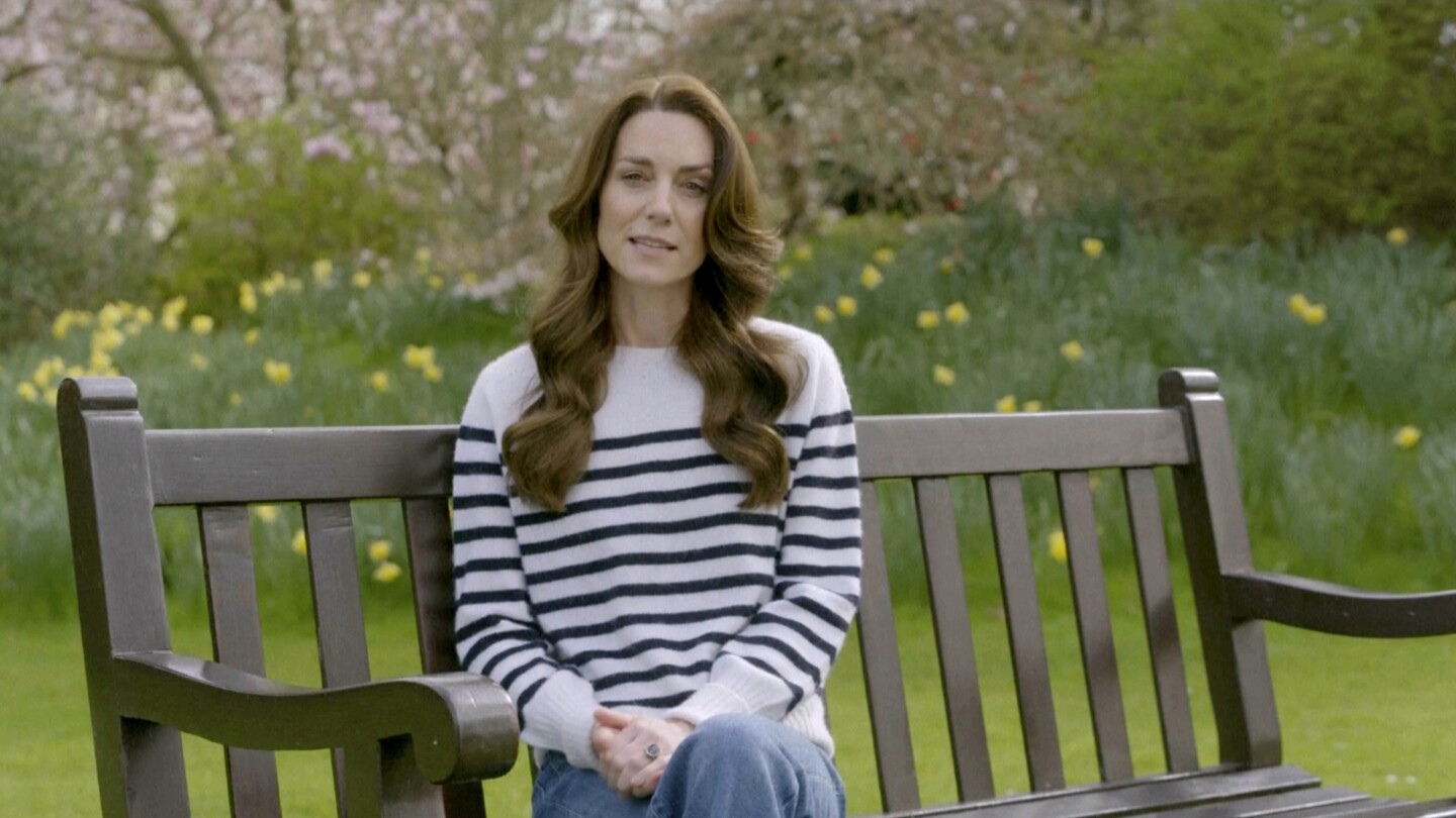 Read the transcript of Kate’s video announcement about her cancer diagnosis