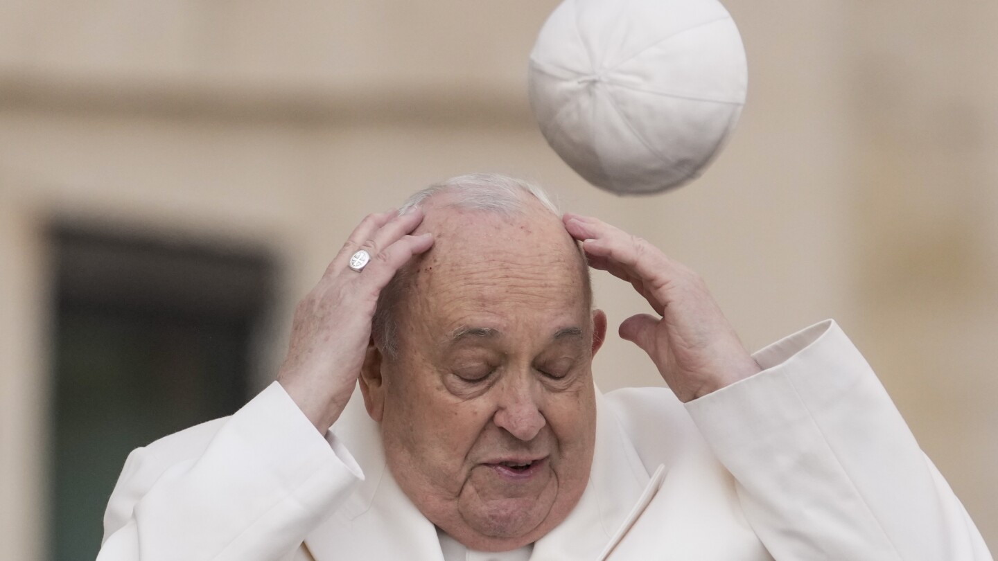 An AP photographer snags an unexpected image of the head of the Catholic Church